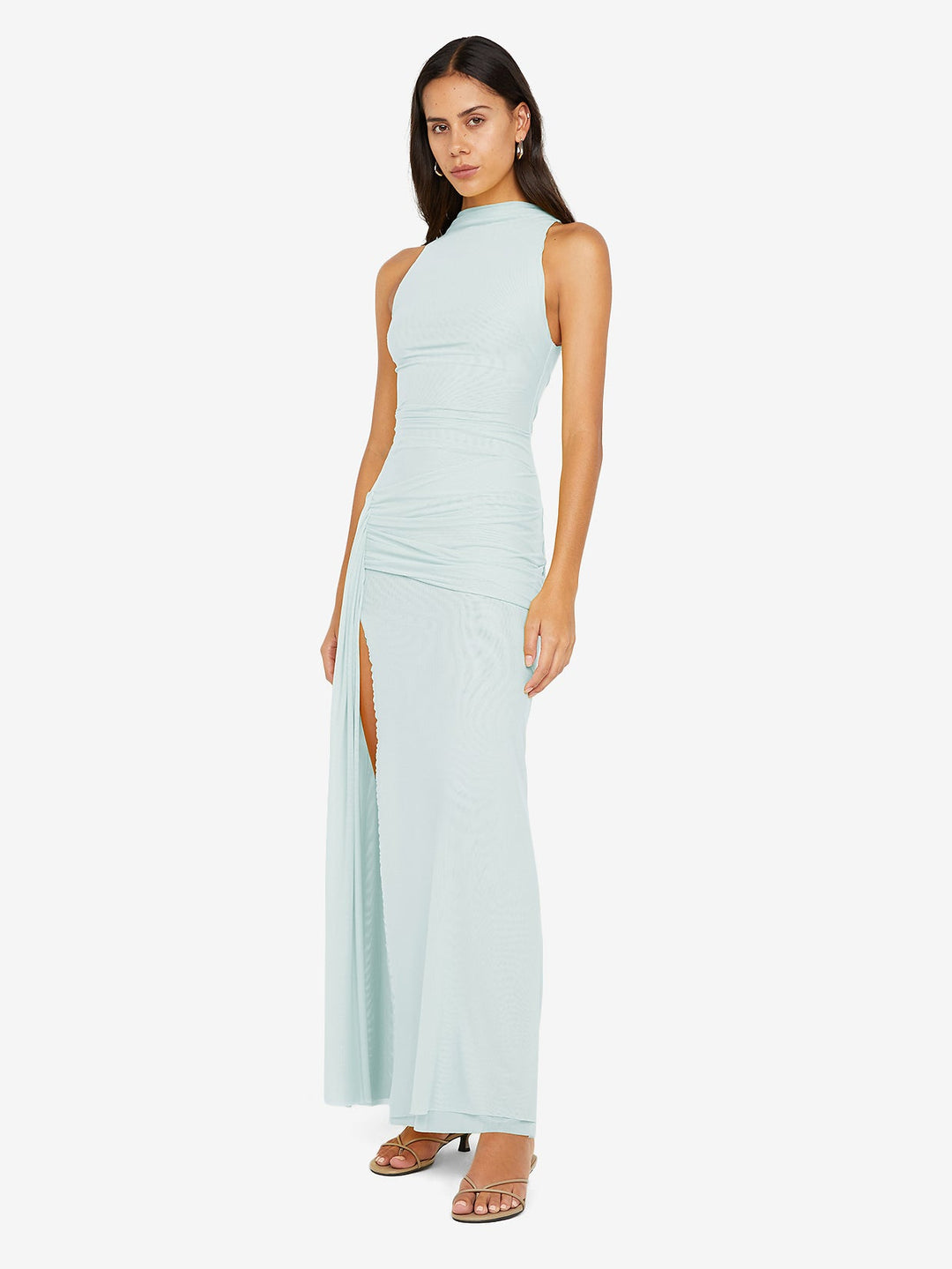 BLAINE DRAPE MAXI DRESS - SPEARMINT