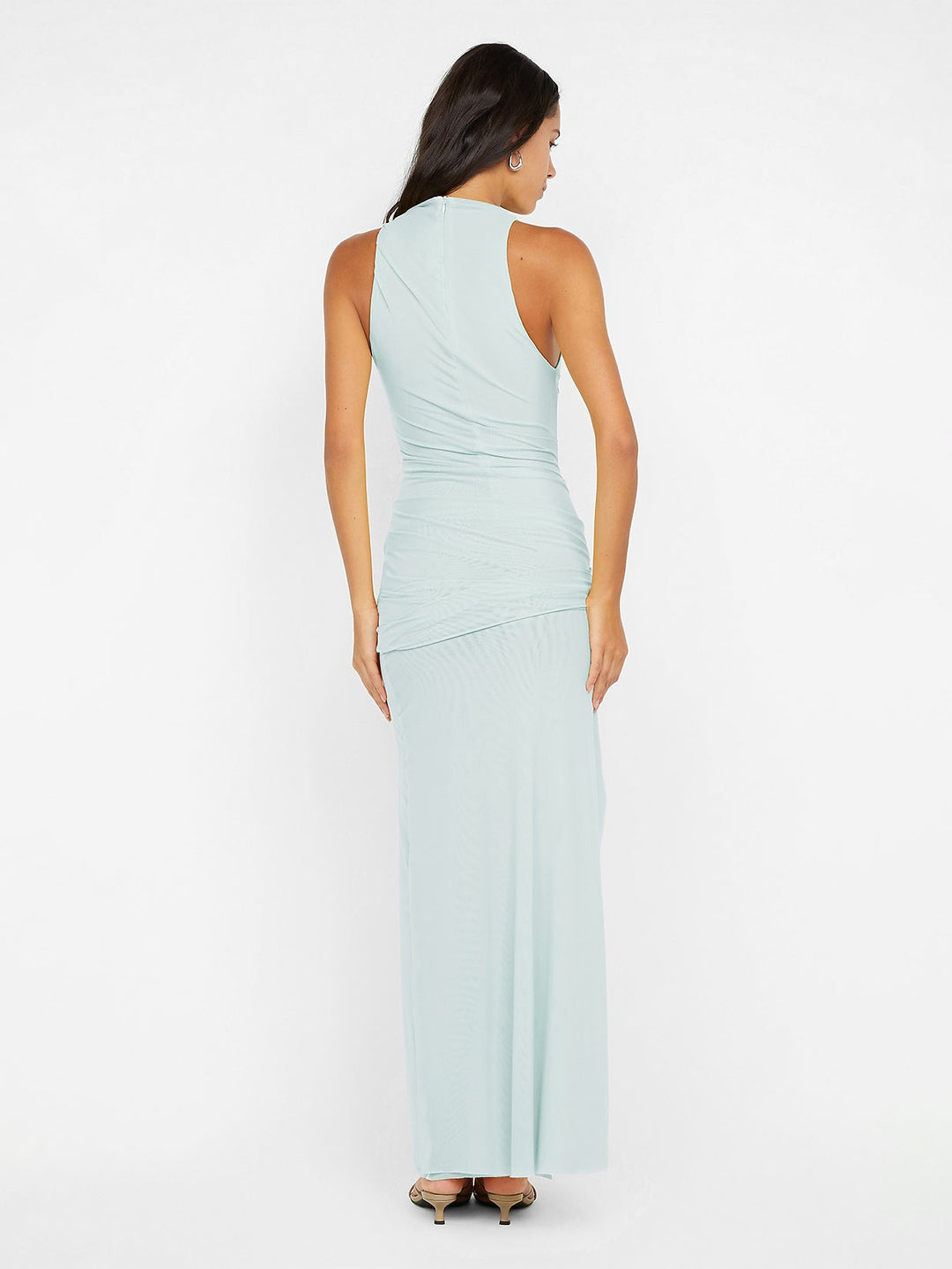 BLAINE DRAPE MAXI DRESS - SPEARMINT