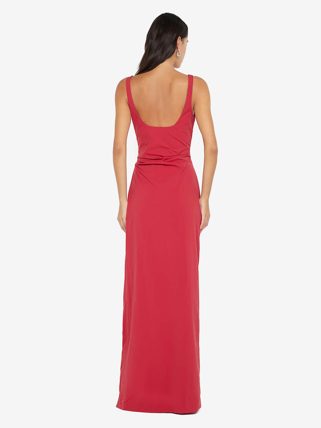 DANTE TUCK MAXI DRESS - CHERRY