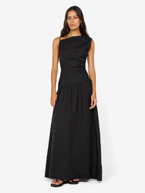 AUBREE MAXI DRESS - BLACK