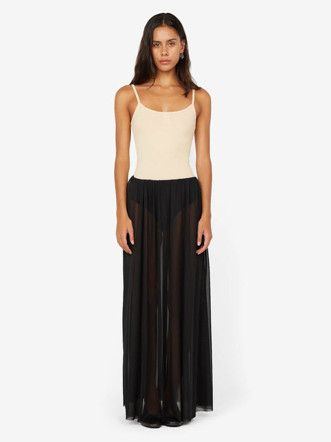 CAMILLE MAXI SKIRT - BLACK