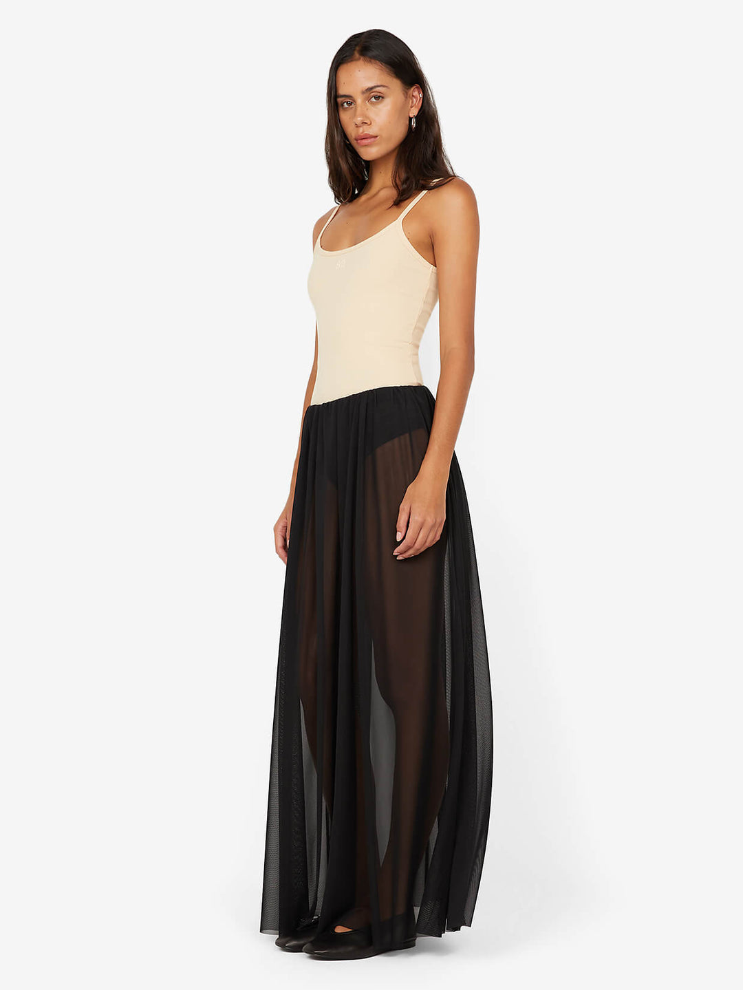 CAMILLE MAXI SKIRT - BLACK