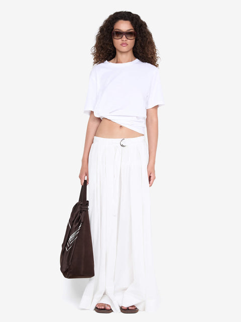 LYNNA MAXI SKIRT - WHITE