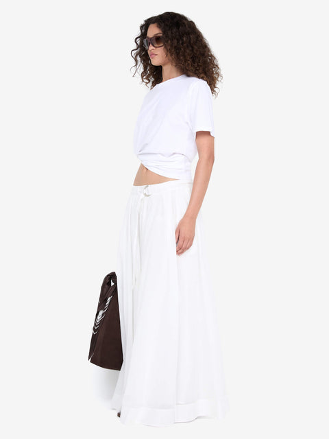 LYNNA MAXI SKIRT - WHITE