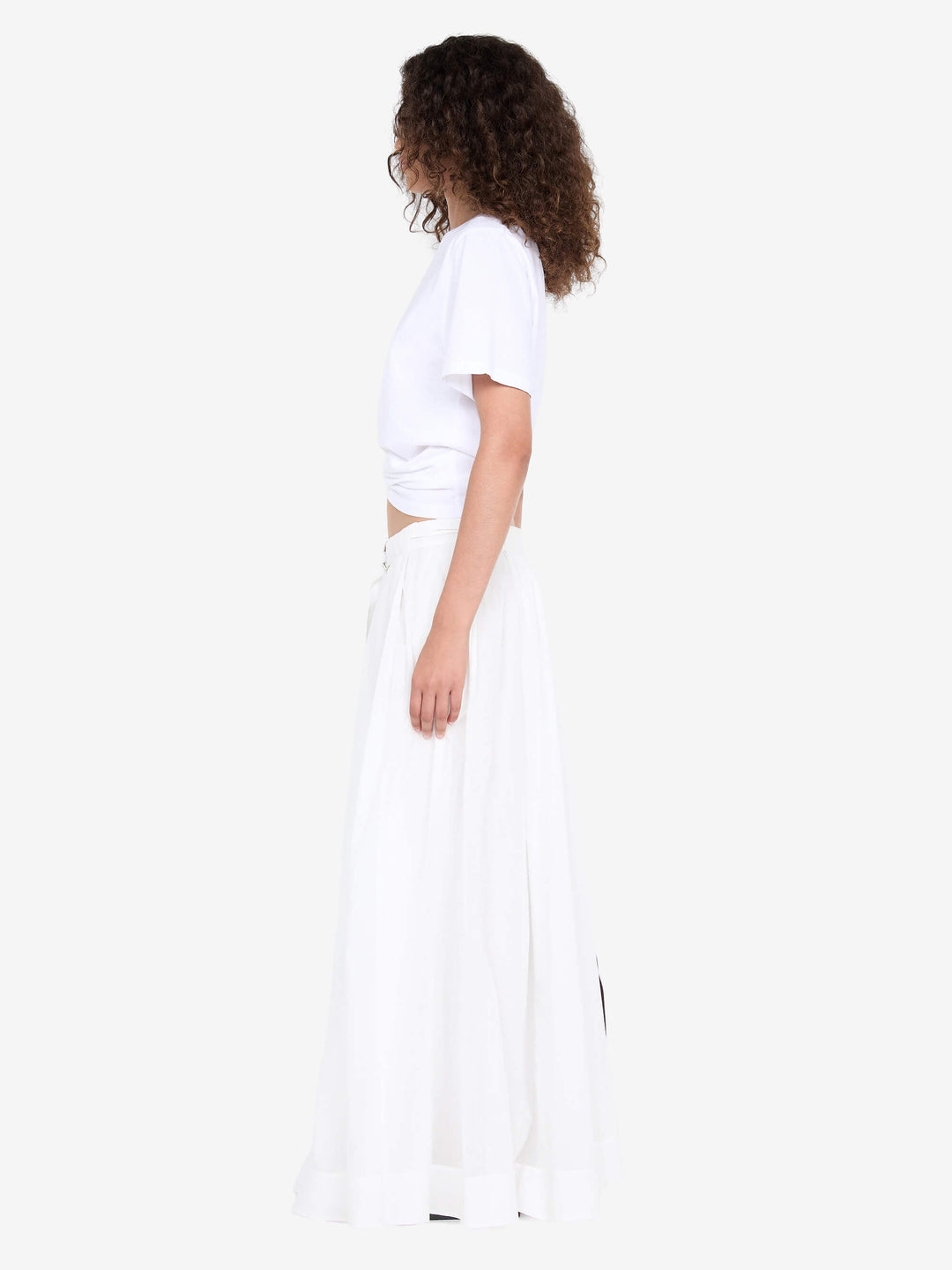 LYNNA MAXI SKIRT - WHITE