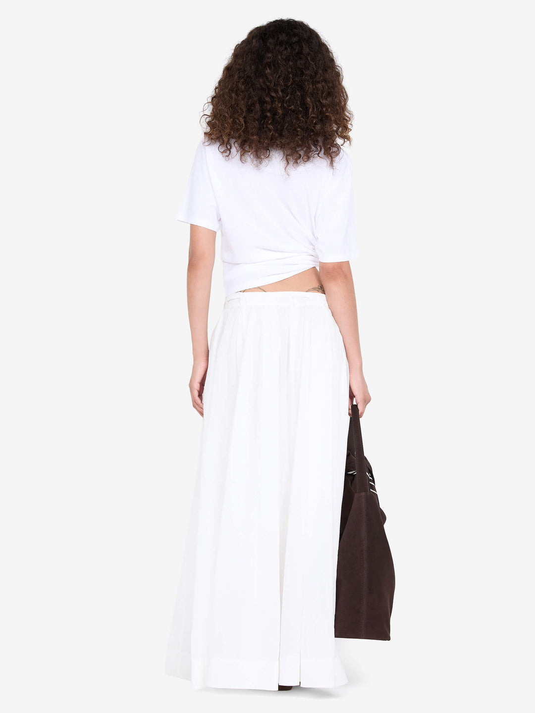 LYNNA MAXI SKIRT - WHITE