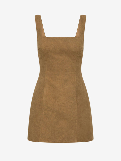 SILAS MINI DRESS - OLIVE