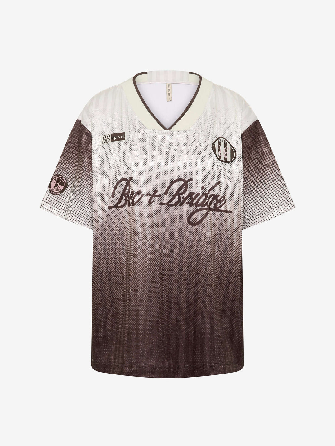 ZELIA JERSEY T SHIRT - BITTER CHOC OMBRE