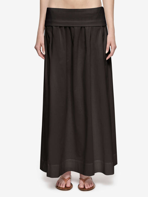 ARI MAXI SKIRT  - SLATE