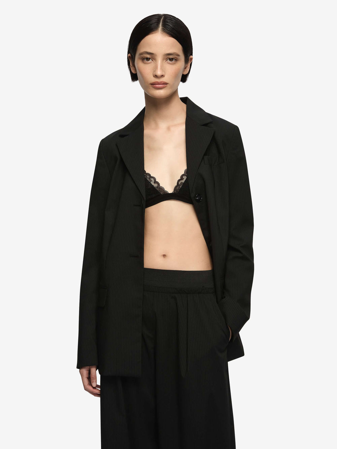 FLEUR BRALETTE  - BLACK