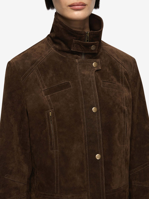 HUNTER JACKET - DARK CHOCOLATE