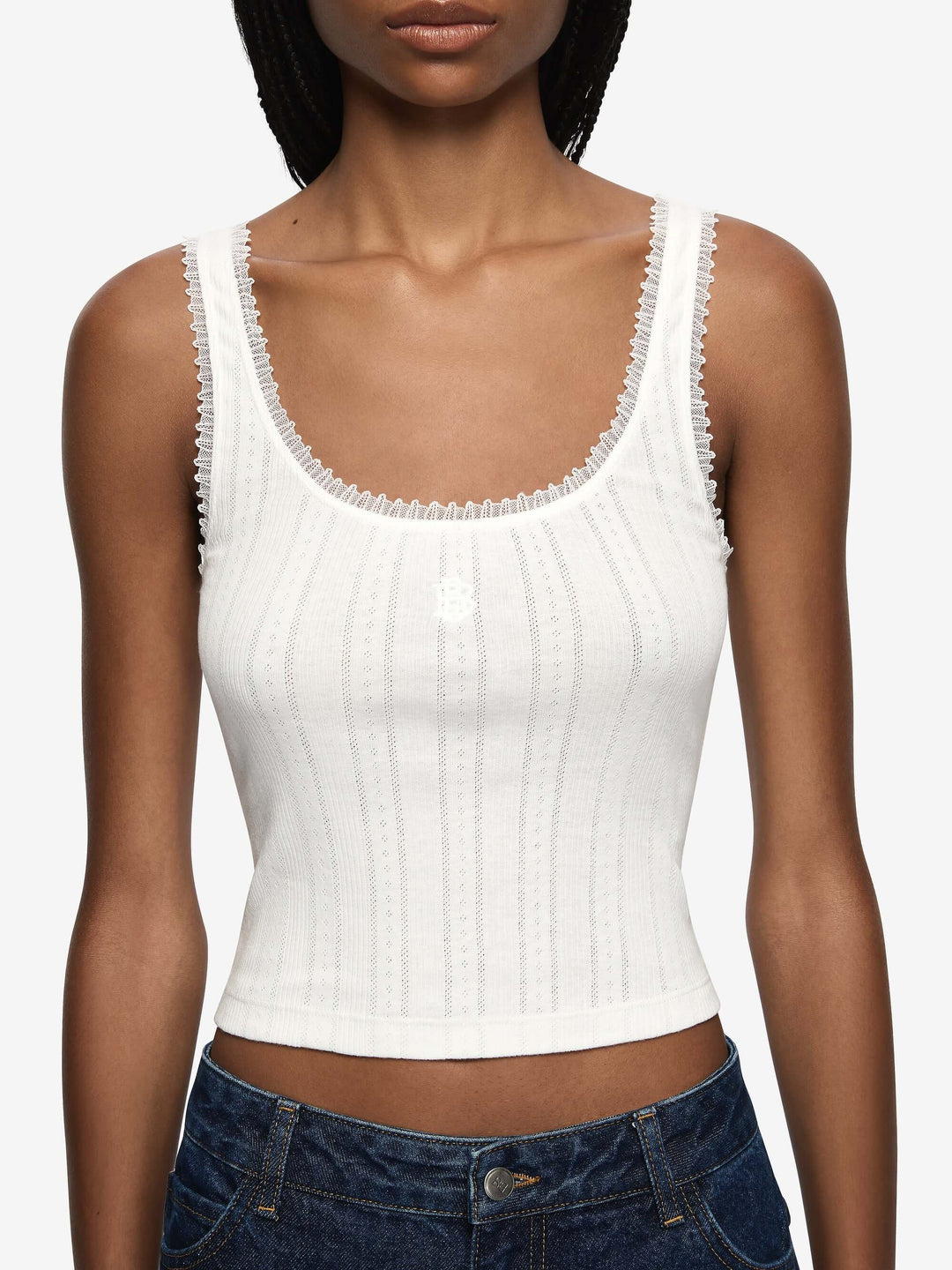 LACIE TANK - IVORY