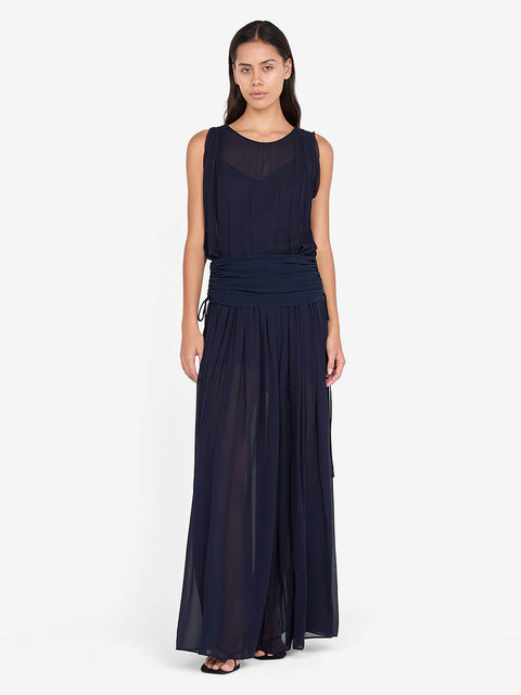 RHONE DROP WAIST DRESS - INK