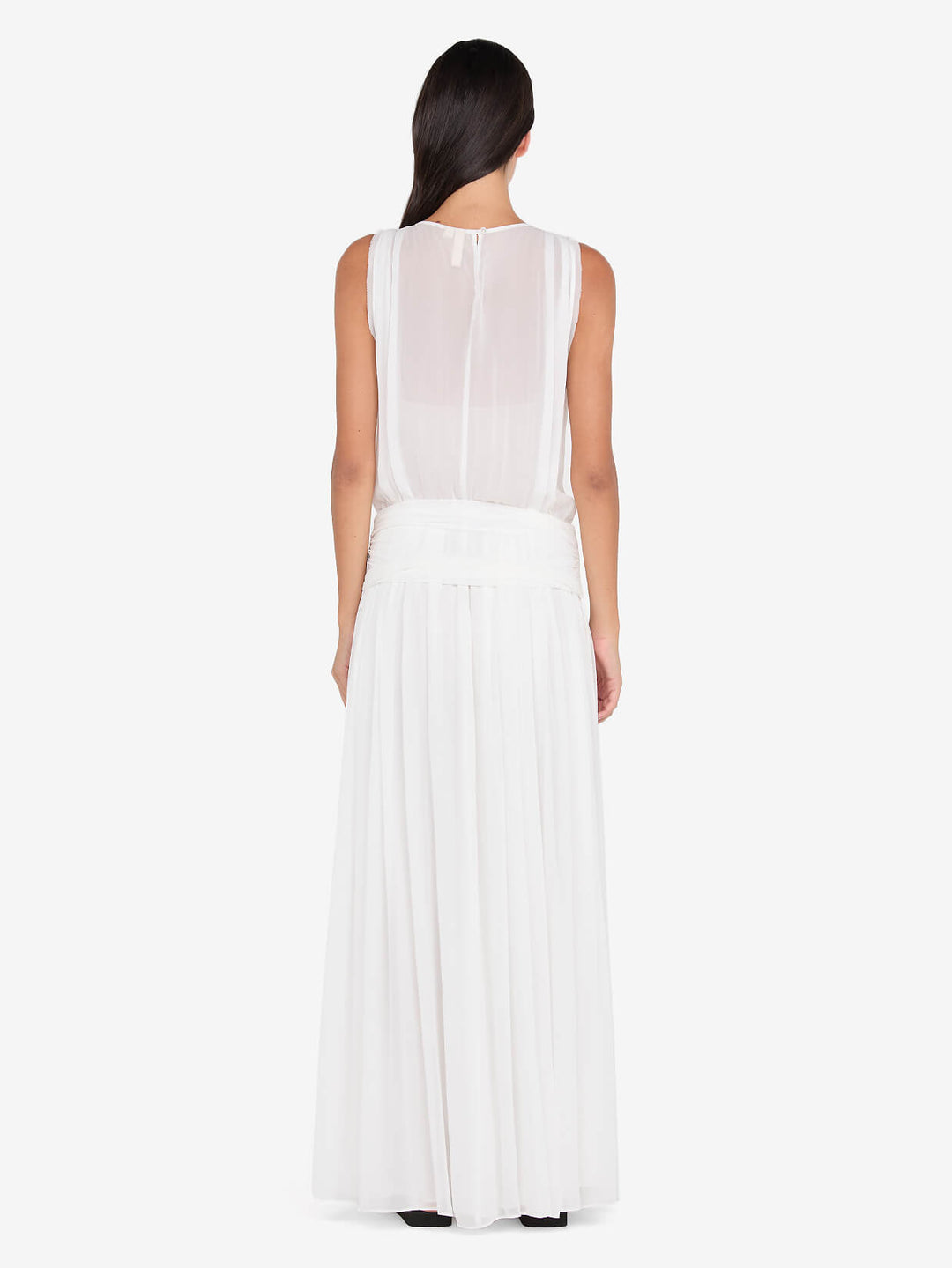 RHONE DROP WAIST DRESS - IVORY
