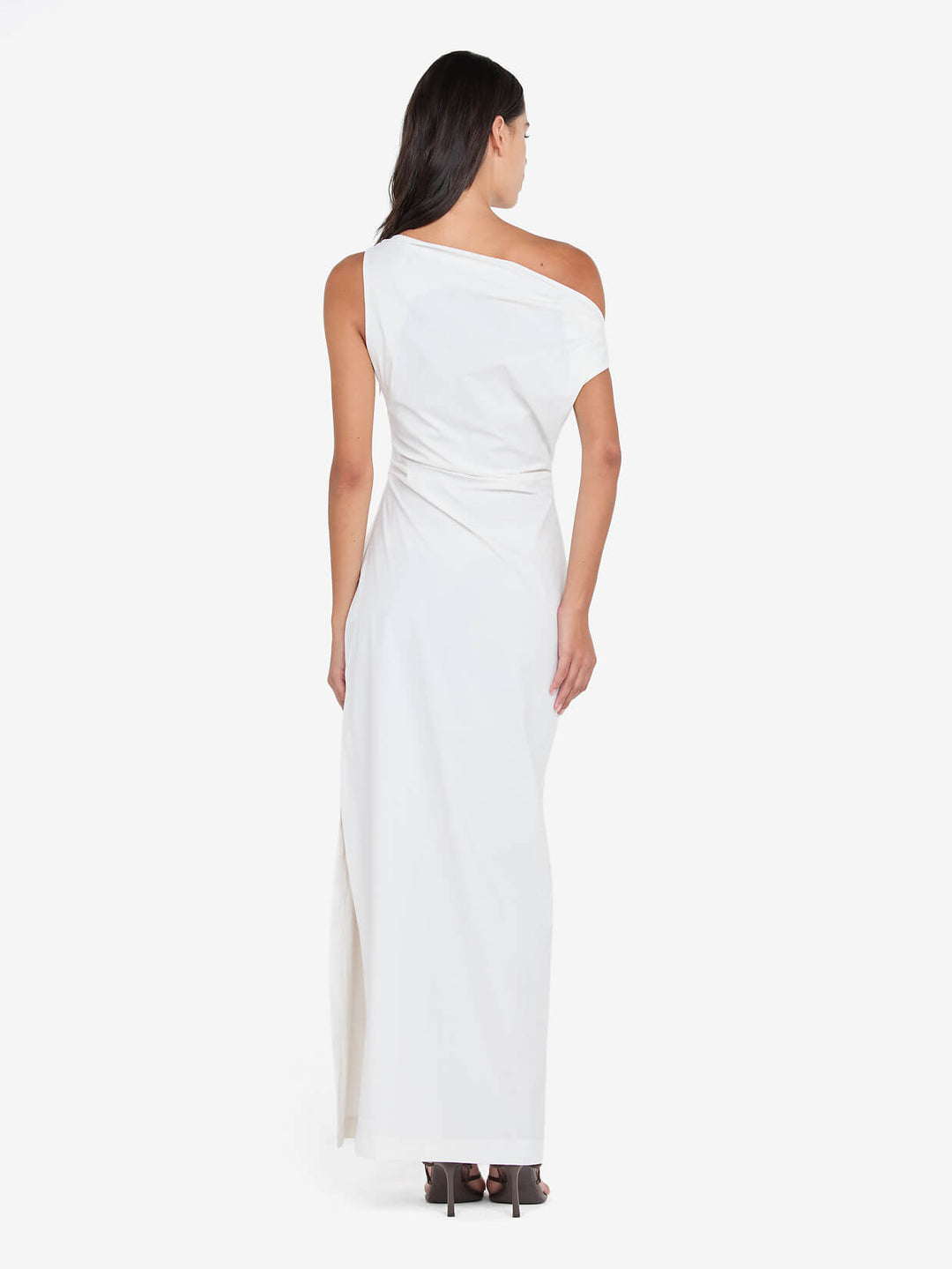ANGELINA ASYM MAXI DRESS - IVORY