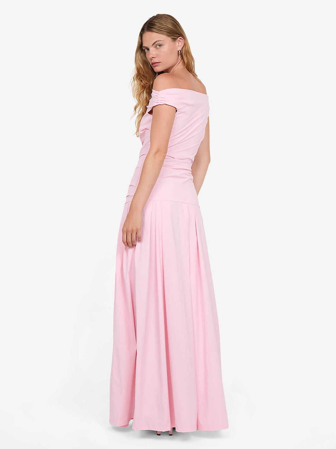 APOLLINE MAXI DRESS - POWDER PINK