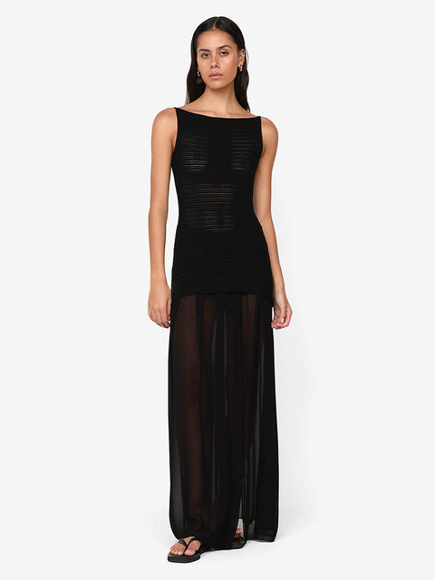 FILIPPA MAXI SKIRT - BLACK