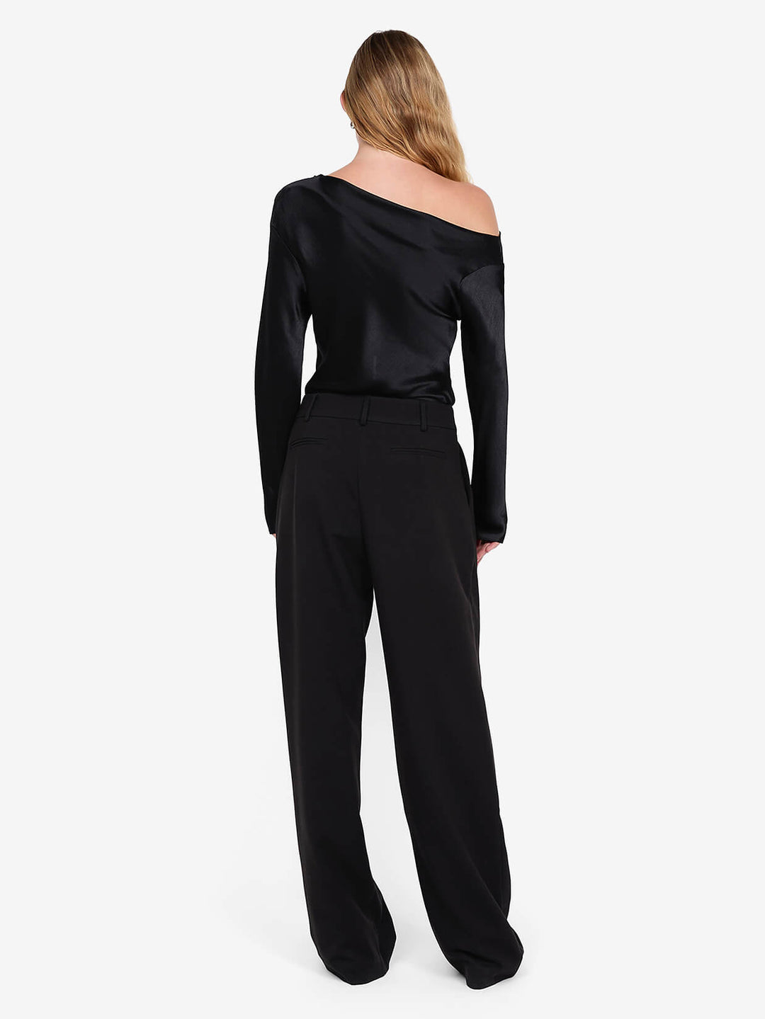 CARMELA ASYM TOP - BLACK
