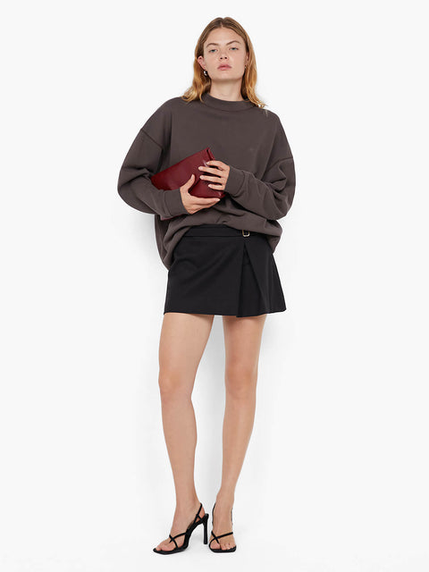 CARLSON MINI SKIRT - BLACK