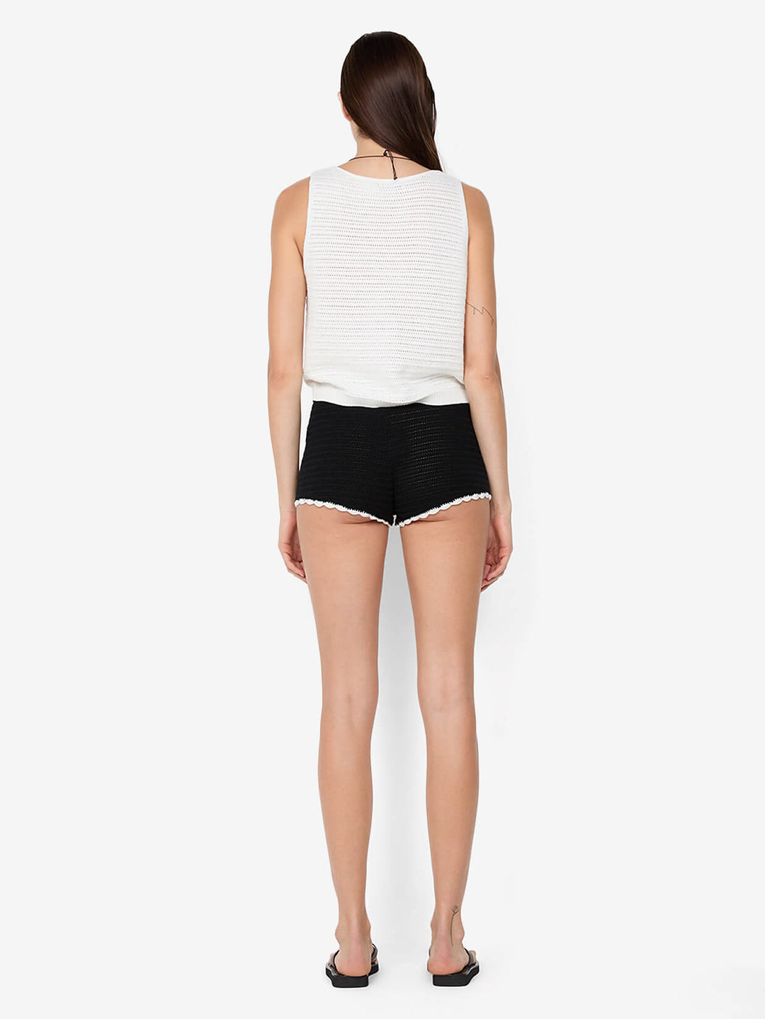 RAVYN V NECK VEST - WHITE