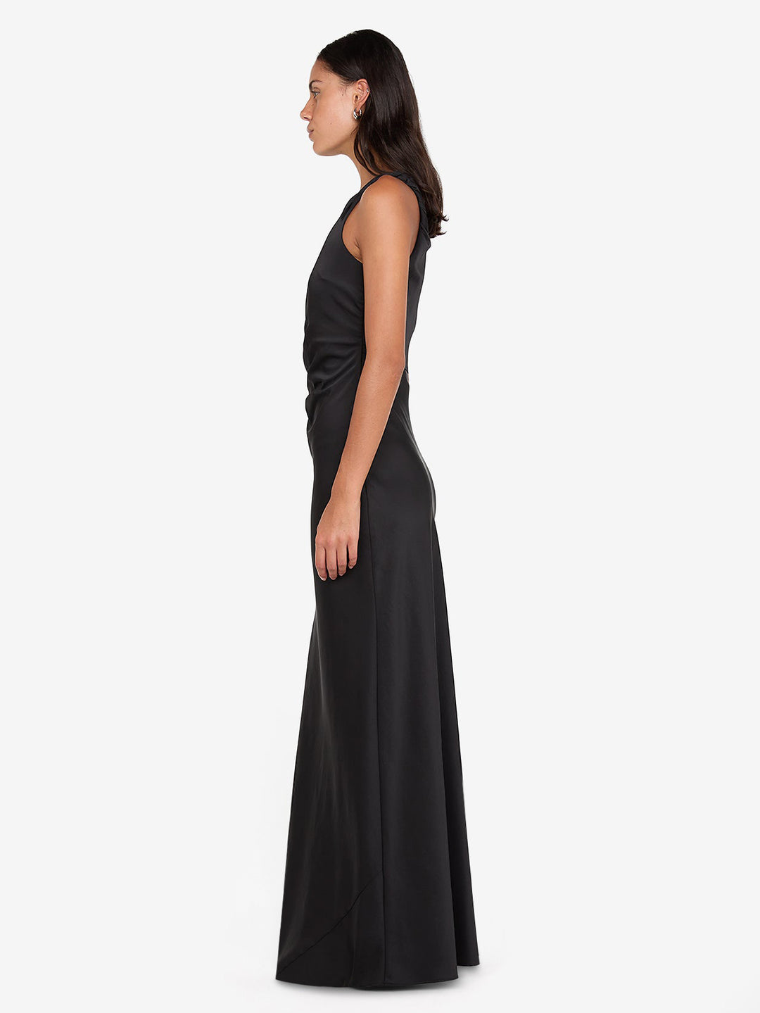 LUNETTA TWIST STRAP DRESS - BLACK