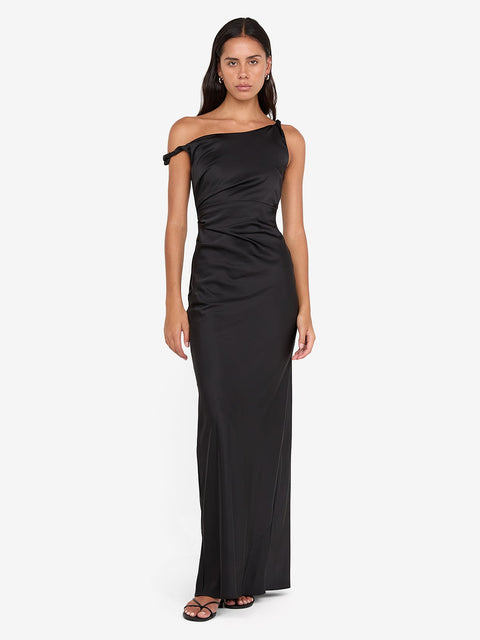Lunetta Twist Strap Dress in Black by Bec + Bridge Bridesmaid