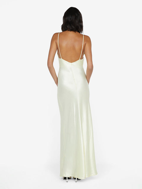 Moon Dance V Maxi Dress in ice yellow bridal dress by Bec+ Bridge