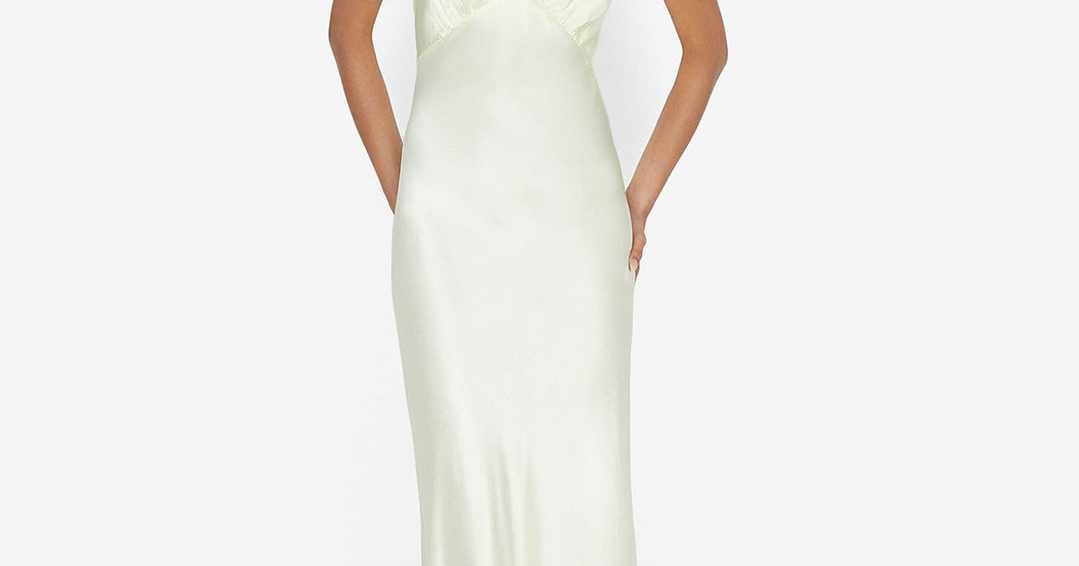bec and bridge moon dance v maxi dress Moon Dance V Maxi Dress in Ice Yellow - BEC + BRIDGE