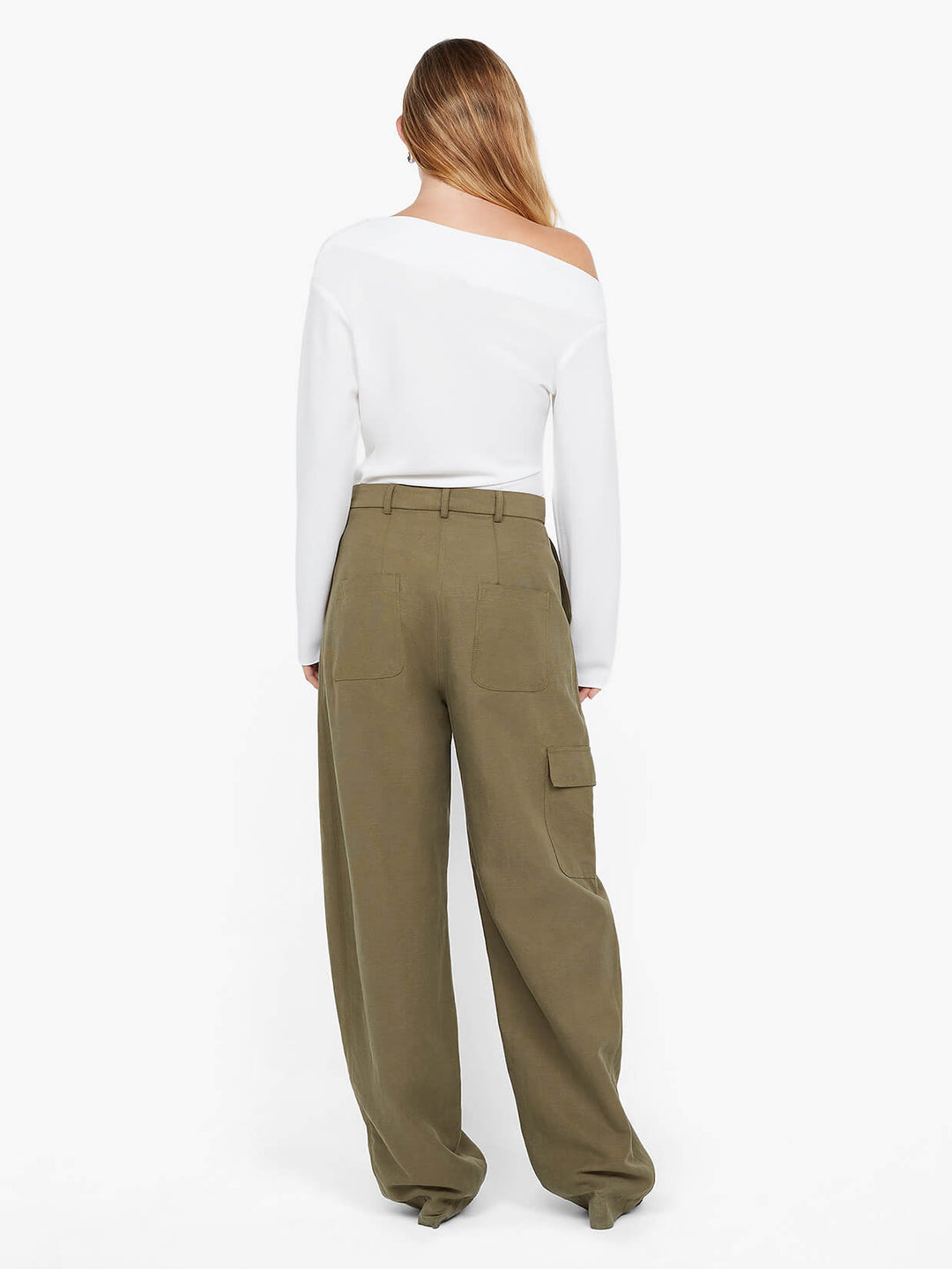 OTTIE ASYM TOP - IVORY