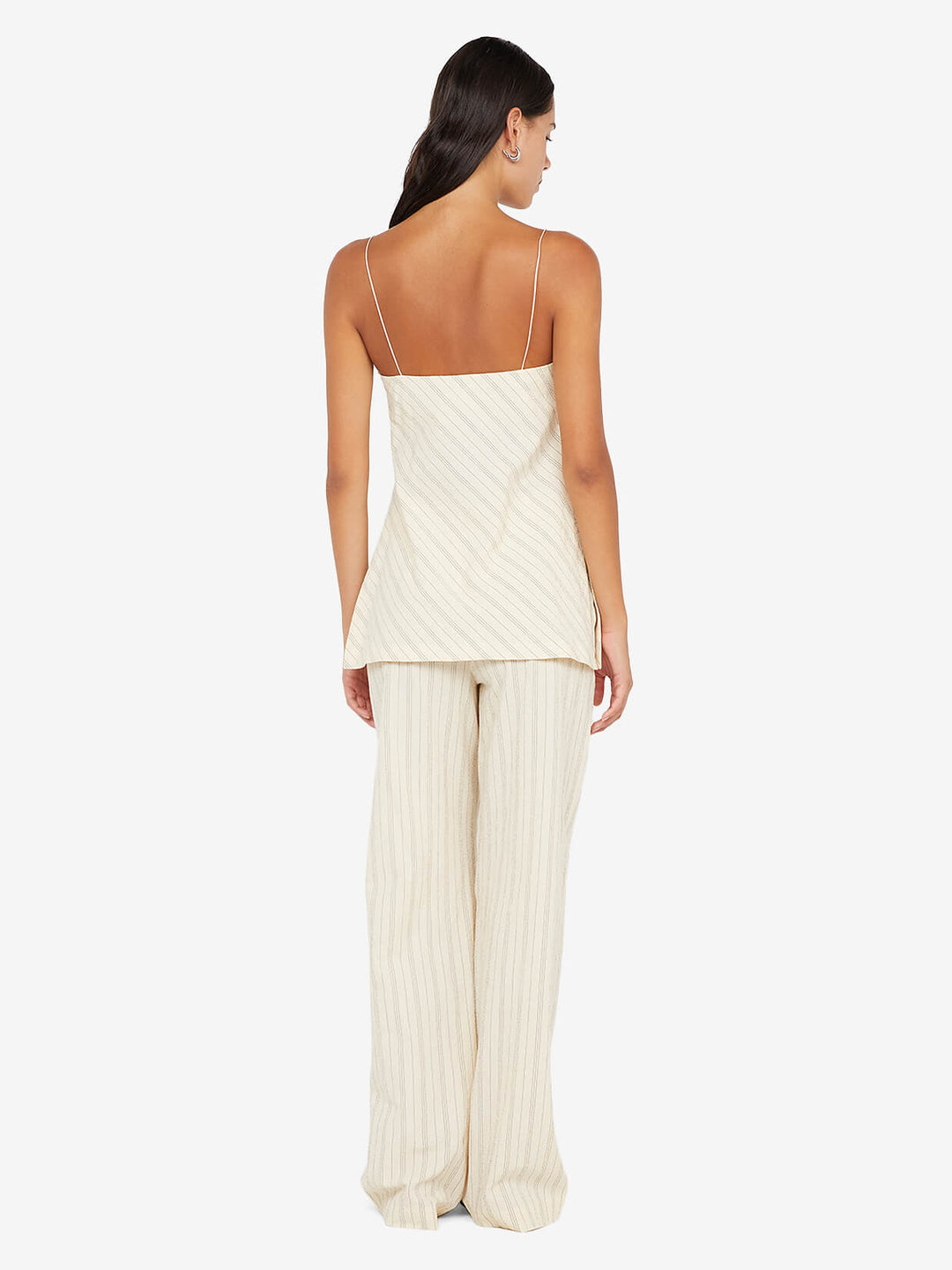 PEYSON PANT - CREAM/BLACK STRIPE