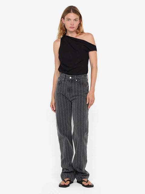 RHONE DRAPE TOP - BLACK