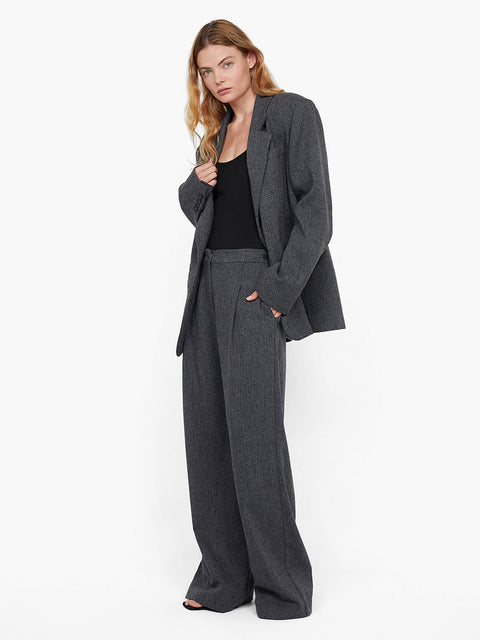 SHAE BLAZER  - CHARCOAL