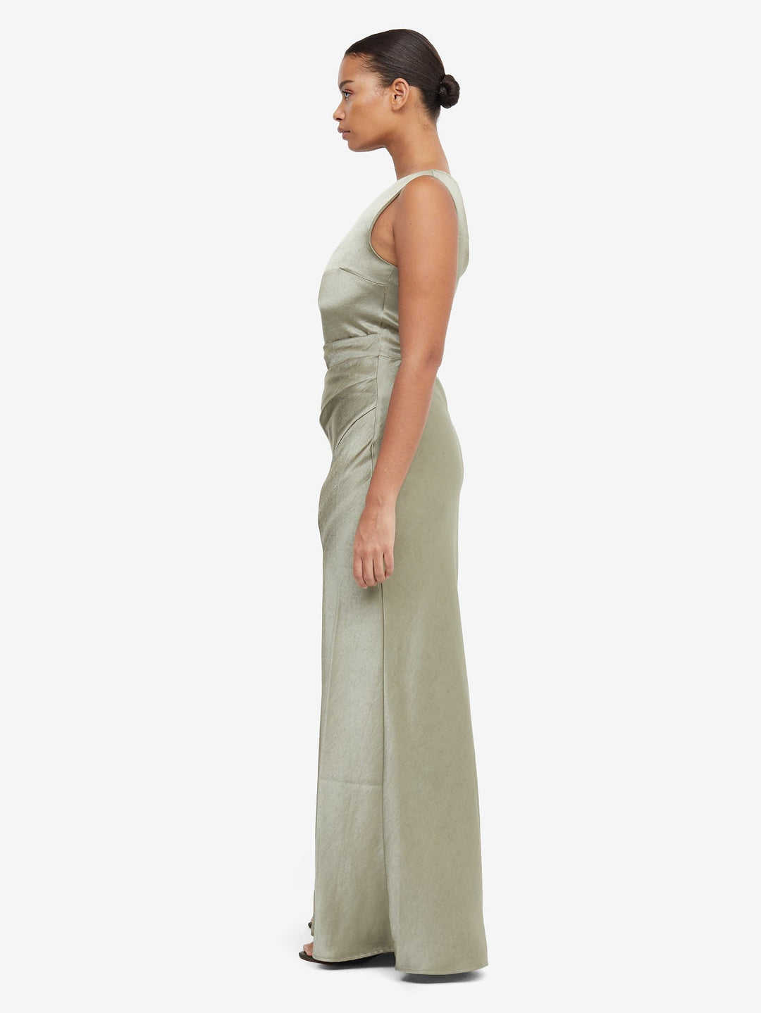 The Dreamer Asym Bridesmaids Maxi Dress in Sage by Bec + Bridge