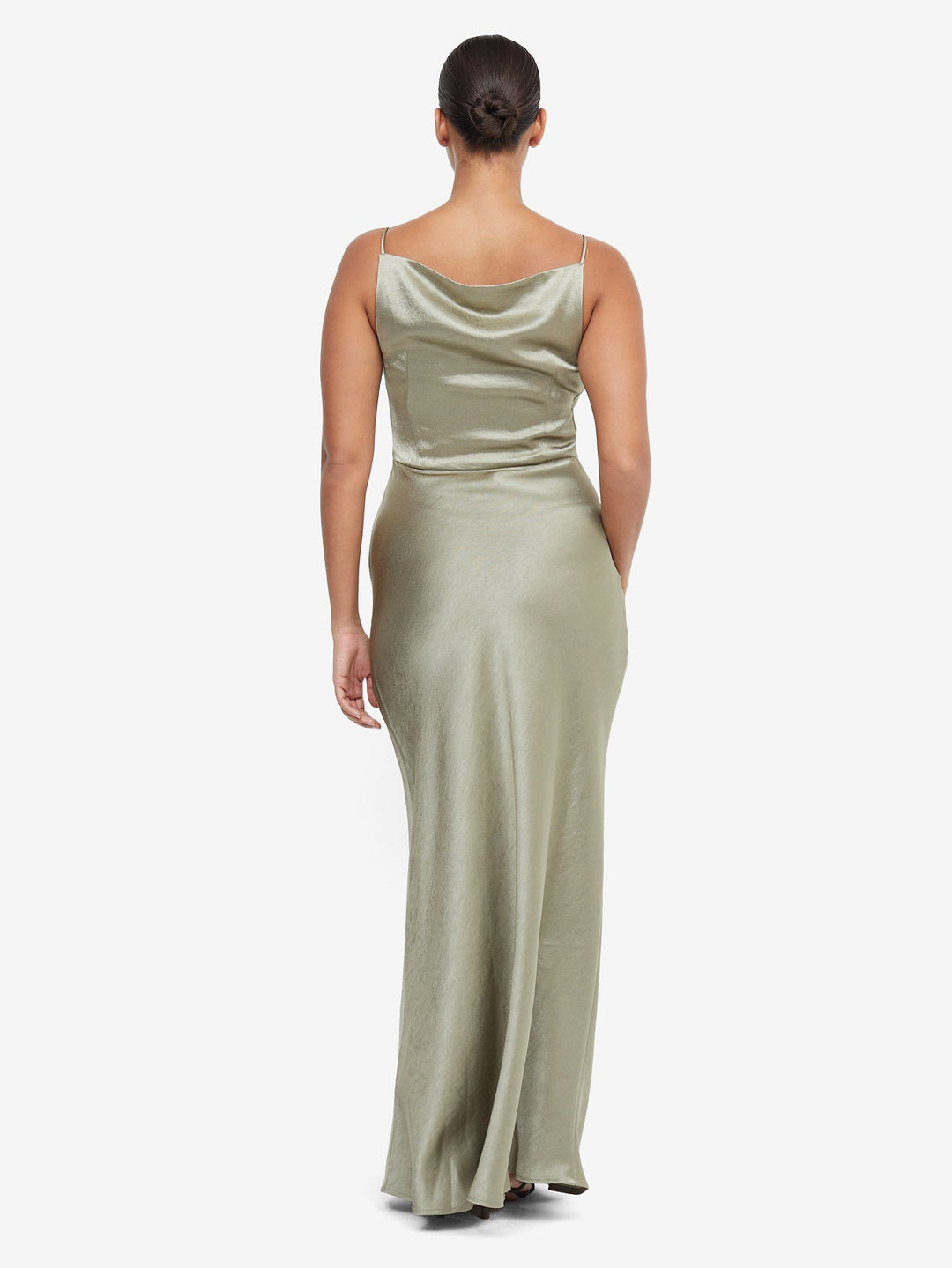 The Dreamer Maxi Boatneck Bridesmaid Dress in Sage by Bec + Bridge