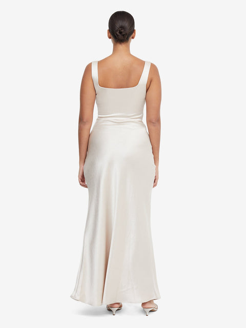 THE DREAMER SQUARE NECK DRESS - SAND