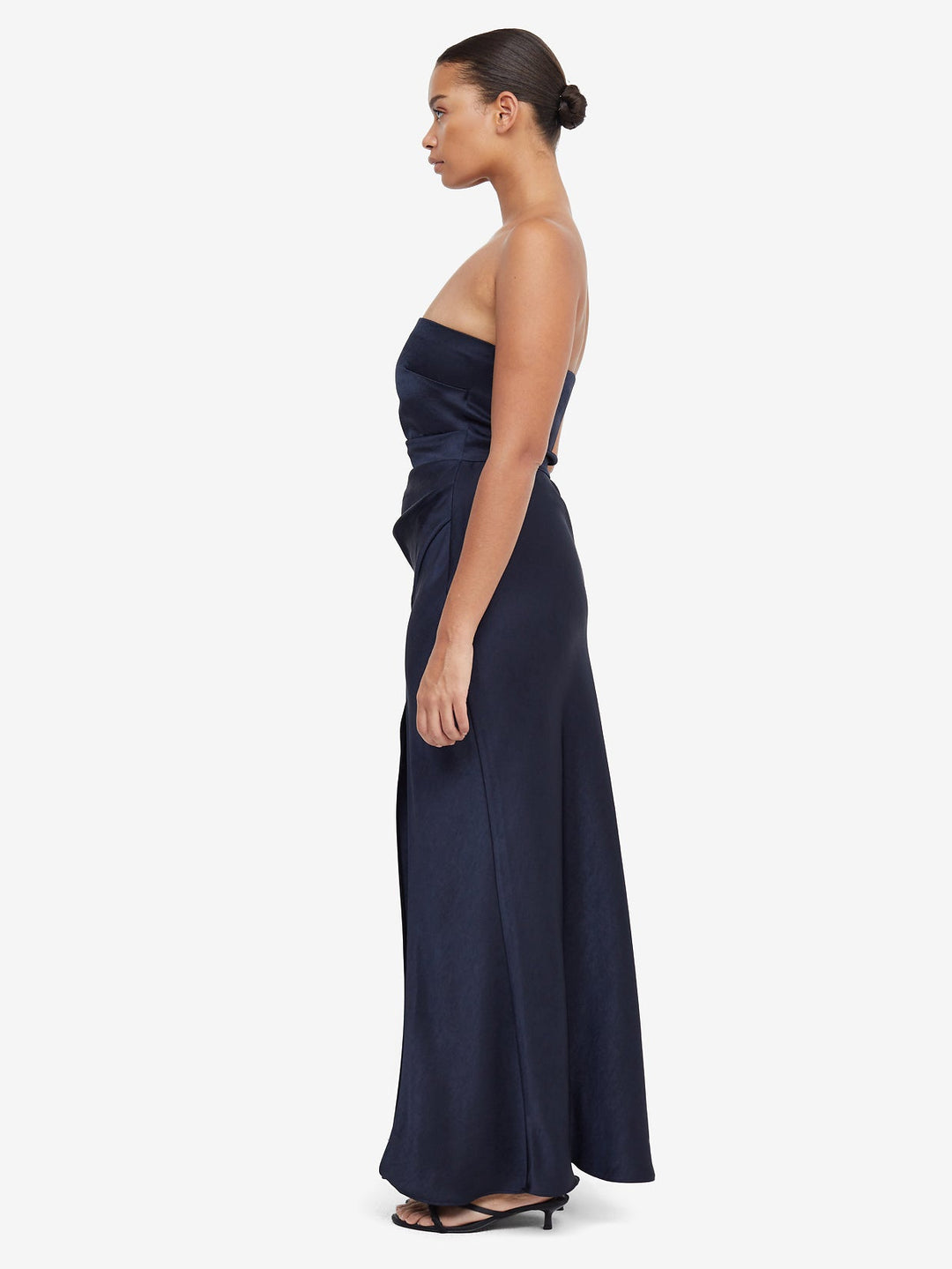Dreamer Strapless Maxi Bridesmaid Dress in Ink by Bec + Bridge