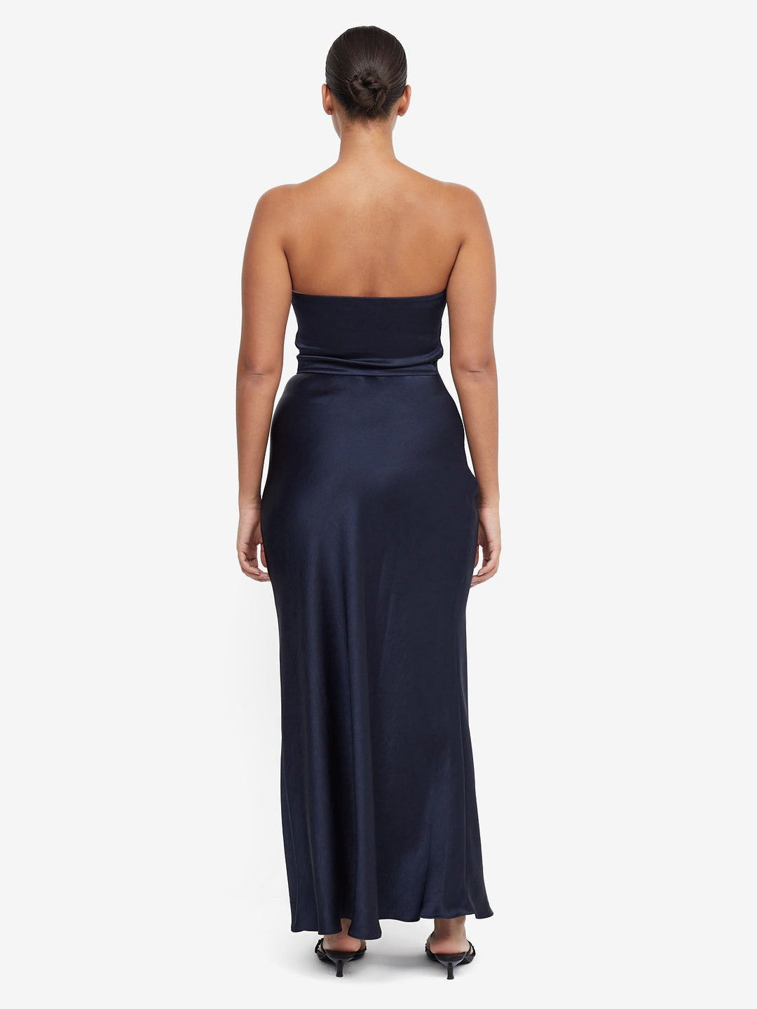 Dreamer Strapless Maxi Bridesmaid Dress in Ink by Bec + Bridge