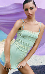 Zalia Mini Dress in Avocado by Bec + Bridge