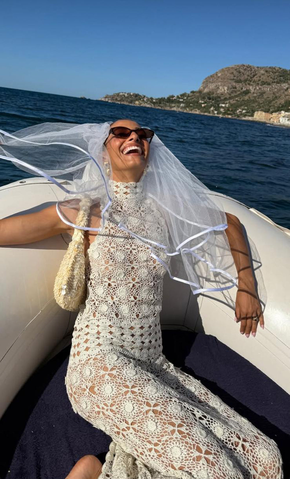 ANIA HALTER MAXI DRESS - IVORY