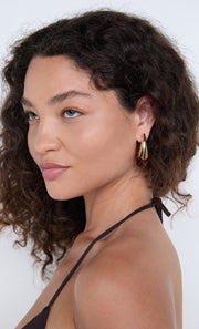 SABLE EARRING - AMBER/GOLD