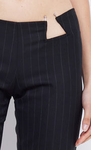 BELINDA PANT - CHARCOAL/IVORY