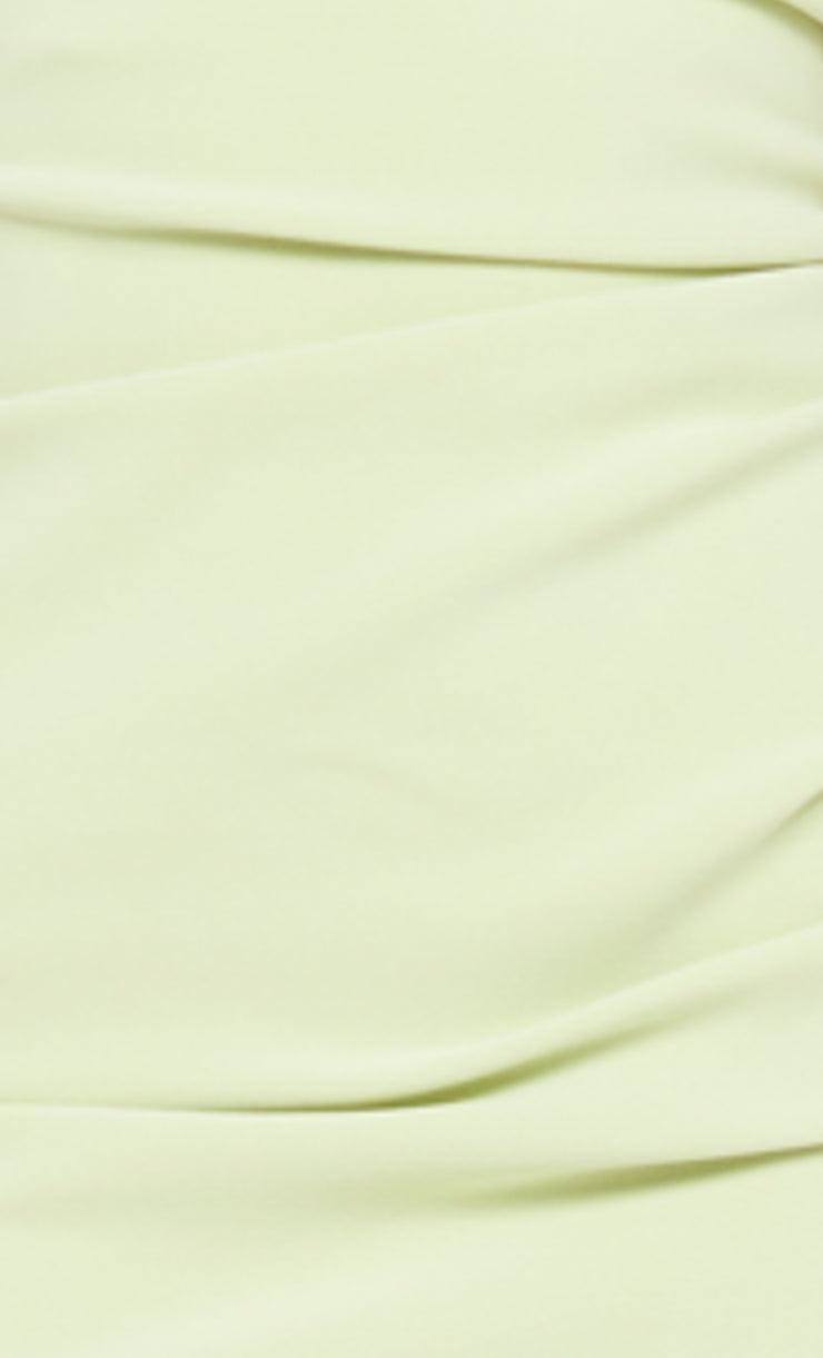 ANDY ASYM MIDI DRESS - LIME