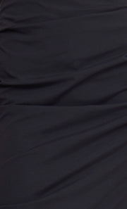 ZELIE STRAPLESS MAXI DRESS - BLACK