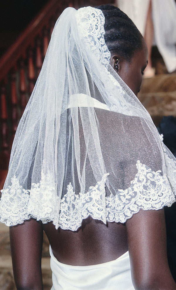 FLORENCE MINI VEIL - WHITE