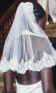 FLORENCE MINI VEIL - WHITE