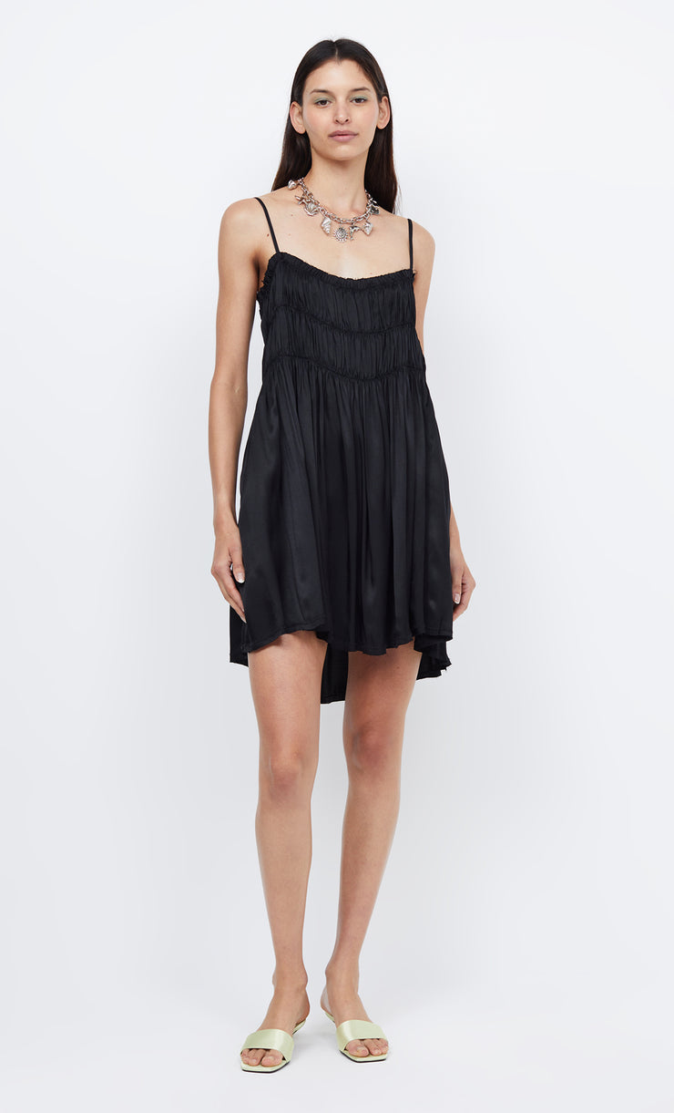 DALI MINI SHIFT DRESS - BLACK