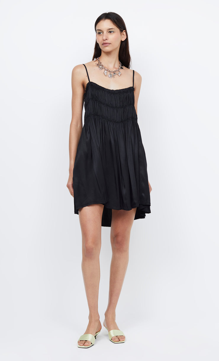 DALI MINI SHIFT DRESS - BLACK