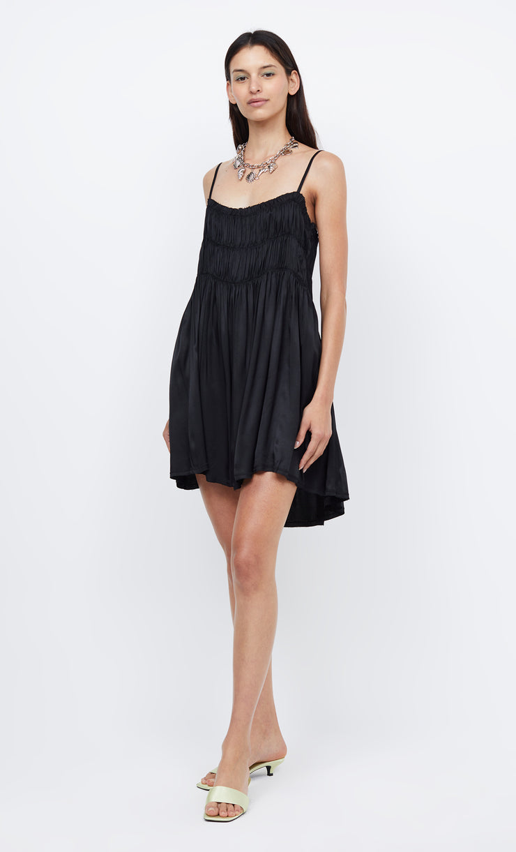 DALI MINI SHIFT DRESS - BLACK