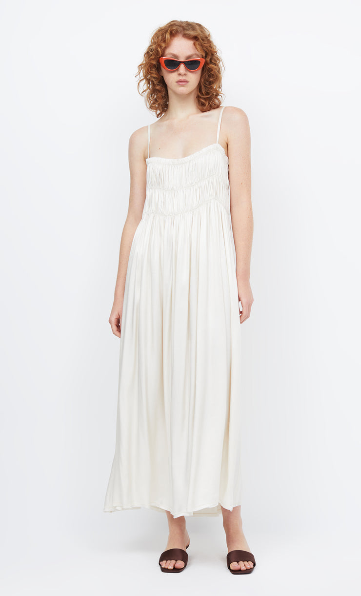 DALI MAXI SHIFT DRESS - IVORY