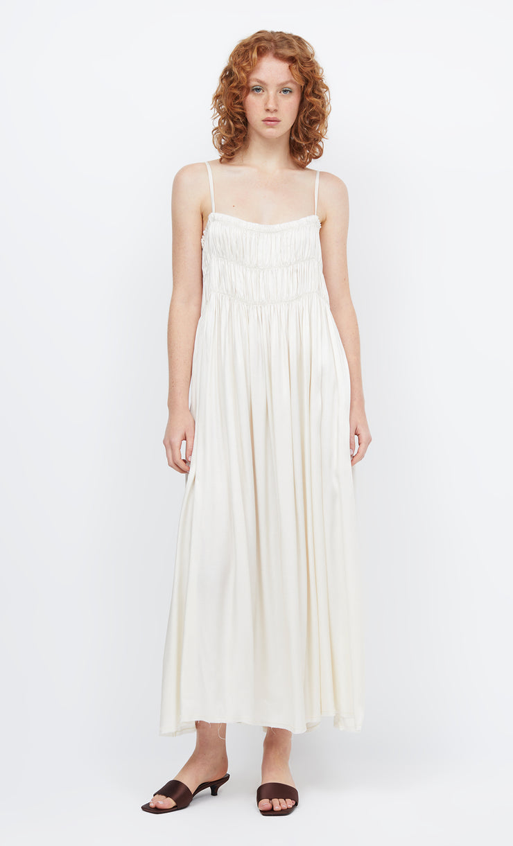 DALI MAXI SHIFT DRESS - IVORY